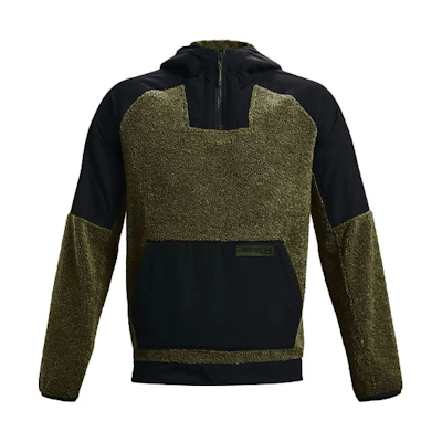 Under Armour UA Mission Half-Zip Training Hoodie Jacket Dark Green 1366094-390