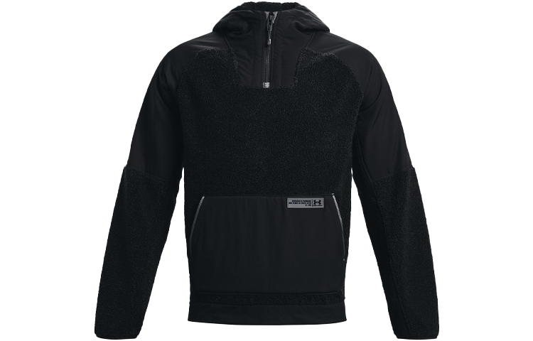 Under Armour UA Mission Training Half-Zip Hoodie Jacket Black 1366094-001