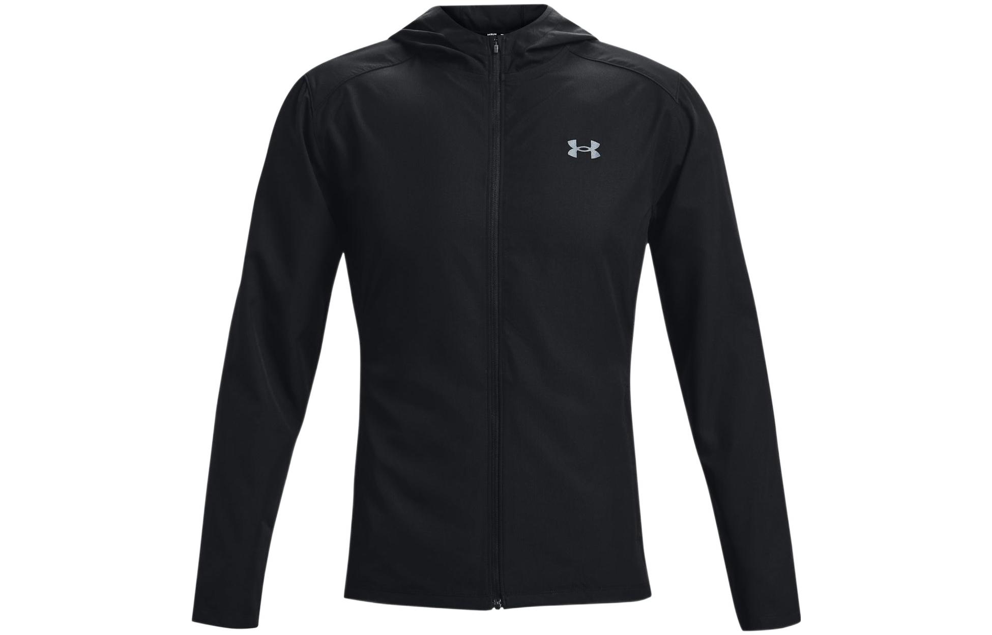 Under Armour UA Monochrome Waterproof Running Jacket Hoodie - Black 1365620-001
