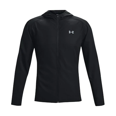 Under Armour UA Monochrome Waterproof Running Jacket Hoodie - Black 1365620-001