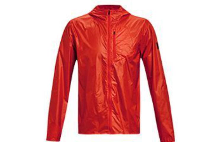 Under Armour UA OD Impasse Solid Color Hoodie Windbreaker Jacket Men’s Orange 1350943-860