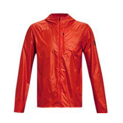 Under Armour UA OD Impasse Solid Color Hoodie Windbreaker Jacket Men’s Orange 1350943-860