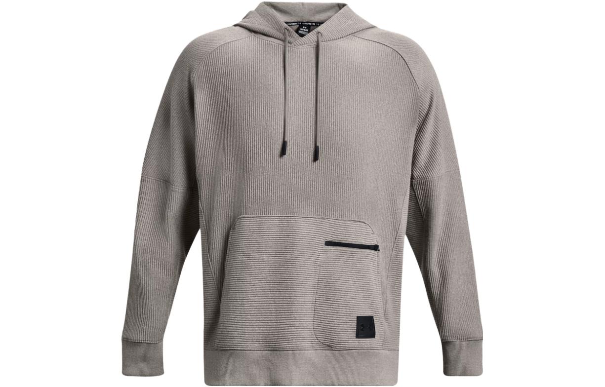 Under Armour UA Ottoman Fleece Hoodie Pullover - Gray 1373878-294