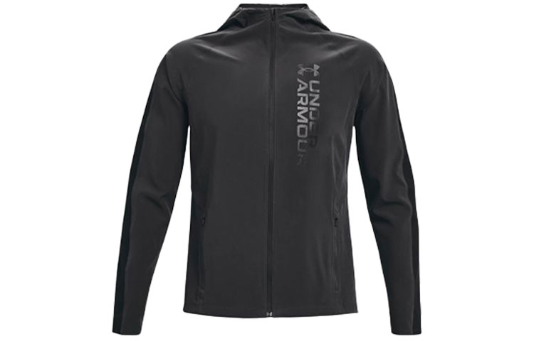Under Armour UA Out The Storm Waterproof Lightweight Running Jacket Grey Gift 1361502-010