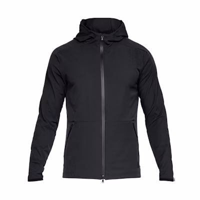 Under Armour UA Perpetual Waterproof Sports Hoodie Jacket Black 1320690-001