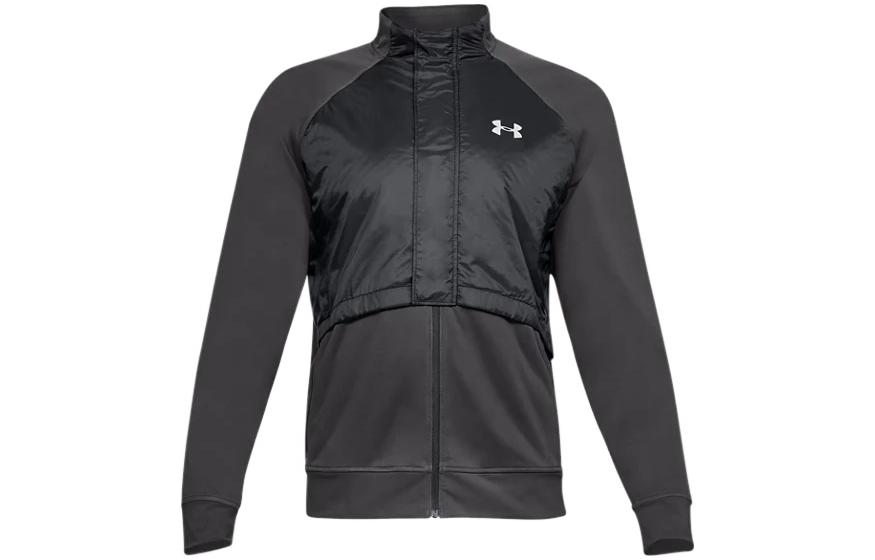 Under Armour UA Pick Up The Pace Black Zip-Up Stand Collar Jacket 1317478-019