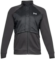 Under Armour UA Pick Up The Pace Black Zip-Up Stand Collar Jacket 1317478-019 Under Armour UA Pick Up The Pace Black Zip-Up Stand Collar Jacket 1317478-019