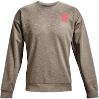 Under Armour UA Plain Back Letter Crewneck Pullover Sweatshirt Grey 1361757-279 Under Armour UA Plain Back Letter Crewneck Pullover Sweatshirt Grey 1361757-279