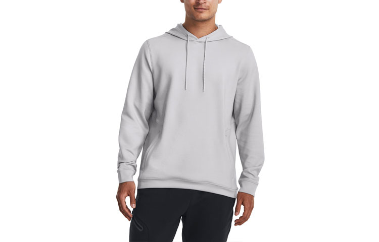 Under Armour UA Plain Casual Hoodie Long Sleeve - Gray 1379668-014