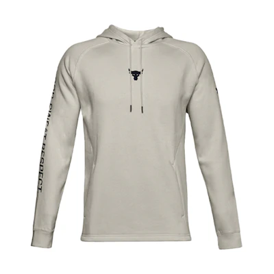 Under Armour UA Printed Logo Pullover Hoodie White 1357193-110
