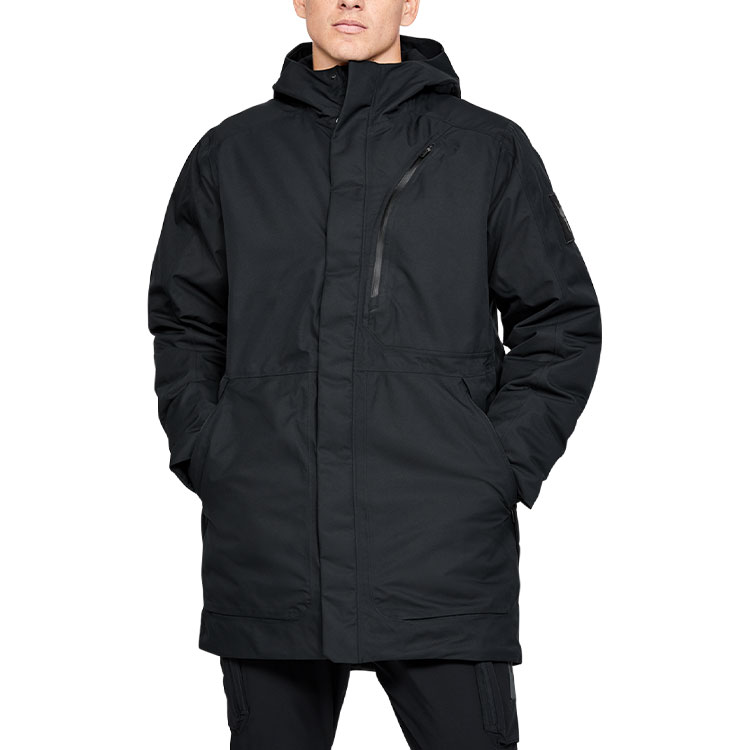 Purchase Chaqueta Capucha Resistente al Agua Under Armour UA Project Rock 700 Invierno Negra. 1346093-001
