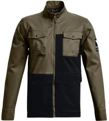 under-armour-ua-project-rock-full-zip-outdoor-multi-pocket-jacket-tent-green-1370460-361