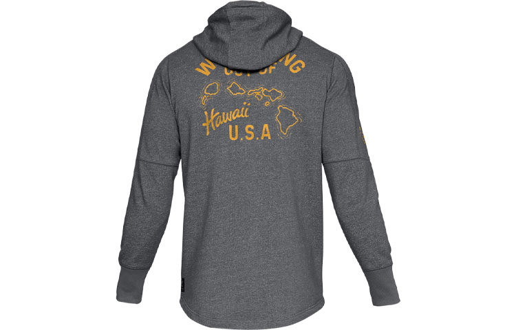 Under Armour UA Project Rock Graphic Hoodie Jacket Dark Gray 1326392-040