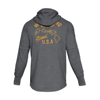 Under Armour UA Project Rock Graphic Hoodie Jacket Dark Gray 1326392-040