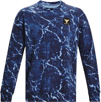 Under Armour UA Project Rock Rival Fleece 圓領運動衫 深夜海軍藍 1380119-410 Buy Under Armour UA Project Rock Rival Fleece 圓領運動衫 深夜海軍藍 1380119-410