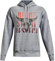 Under Armour UA Project Rock Training Fleece Hoodie Grey 1367036-035 Under Armour UA Project Rock Training Fleece Hoodie Grey 1367036-035