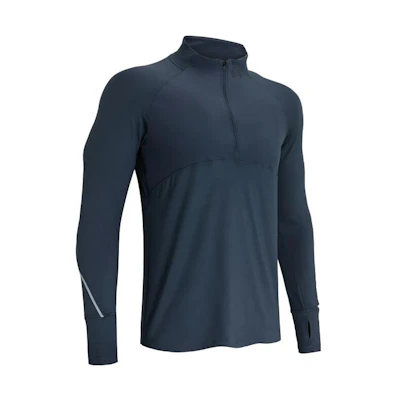 Under Armour UA Qualifier 20 Half-Zip High Collar Long-Sleeve Sweatshirt Gray 1365662-044