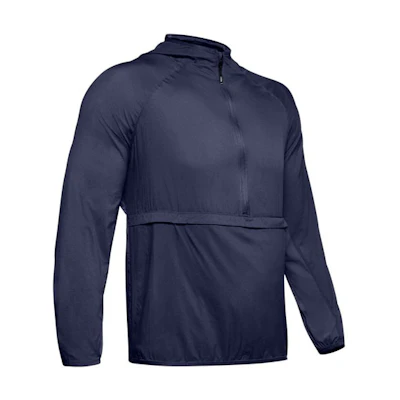 Under Armour UA Qualifier Blue Hooded Jacket for Running and Casual Wear 1350174-497