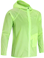 Under Armour UA Qualifier Green Lightweight Breathable Running Jacket with Hood 1326597-162 Under Armour UA Qualifier Green Lightweight Breathable Running Jacket with Hood 1326597-162
