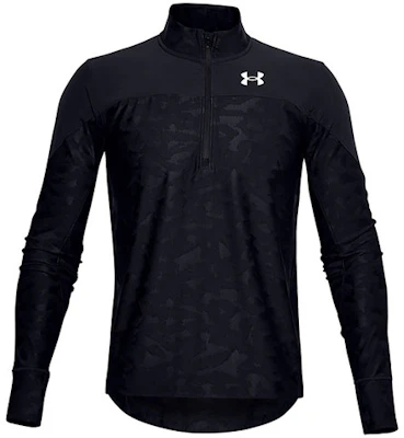 Under Armour UA Qualifier Stealth 1/2 Zip Jaket Lari Hitam Sukan 1356169-001 Buy Under Armour UA Qualifier Stealth 1/2 Zip Jaket Lari Hitam Sukan 1356169-001
