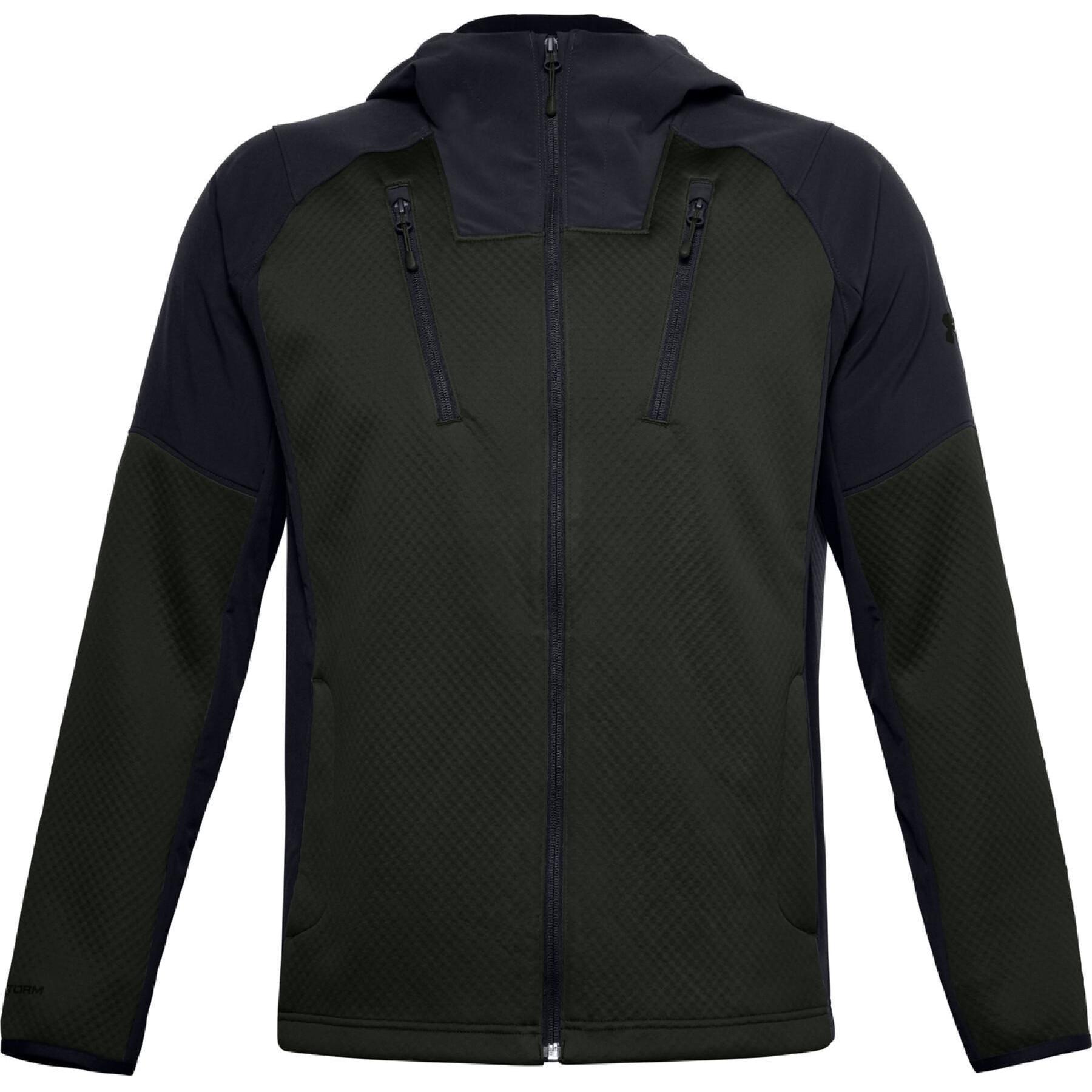Under Armour UA Recover Colorblock Hooded Jacket Green 1357473-310