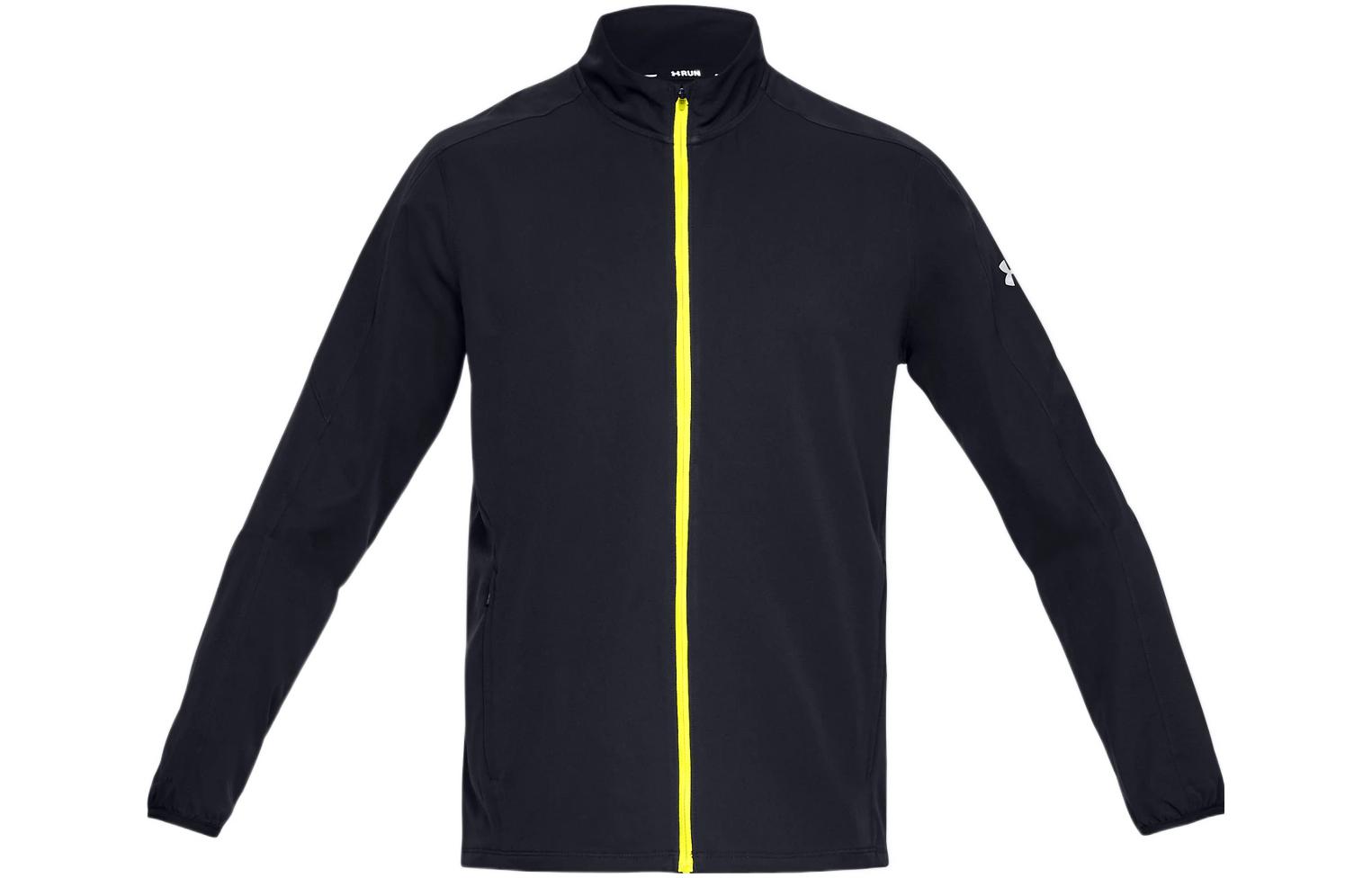 Under Armour UA Retro Color-Block Embroidered Logo Track Jacket - Black 1330074-001