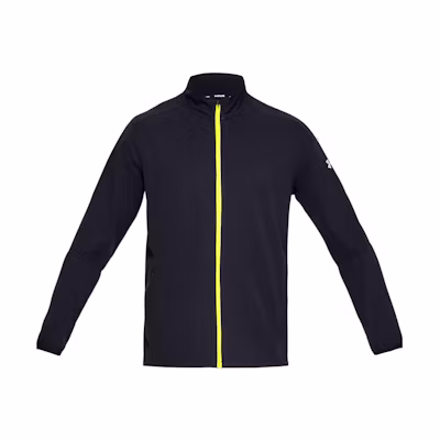 Under Armour UA Retro Color-Block Embroidered Logo Track Jacket - Black 1330074-001