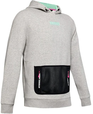 Under Armour UA Retro Colorblock Pocket Fleece Hoodie Unisex Kelabu 1359141-014 Order Under Armour UA Retro Colorblock Pocket Fleece Hoodie Unisex Kelabu 1359141-014