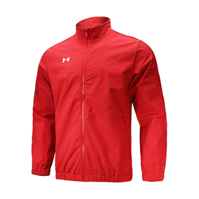 Under Armour UA Retro Stand Collar Wave Print Woven Jacket Men’s Red 22500401-600
