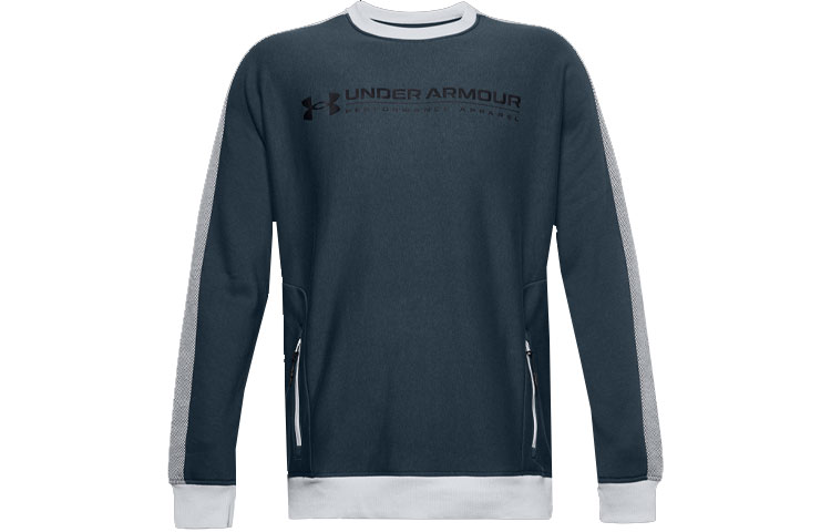 Under Armour UA Rival Amp Fleece Crewneck Sweatshirt Mechanical Blue 1357091-467