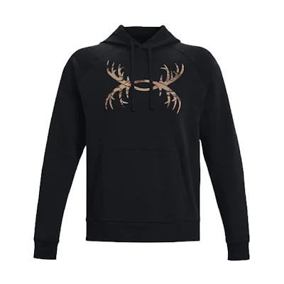 Under Armour UA Rival Antler Fleece Outdoor Hoodie Black 1365679-001