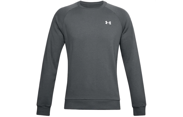 Under Armour UA Rival Cotton Training Crew Sweatshirt Gray 1357104-012
