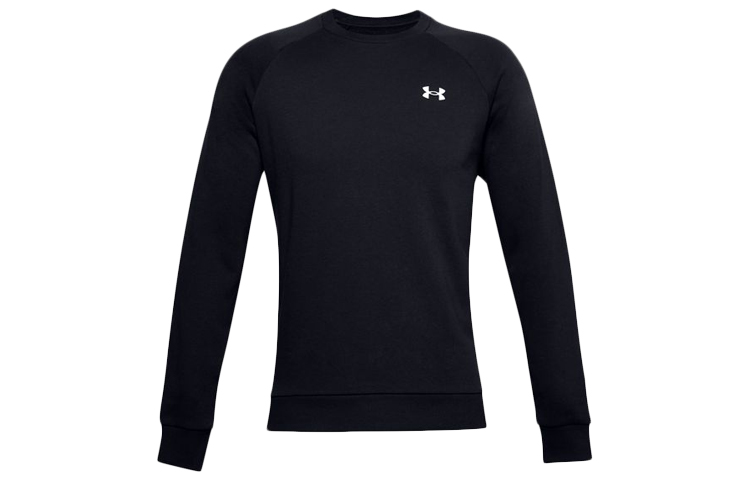 Under Armour UA Rival Cotton Training Crewneck Sweatshirt Black 1357104-001