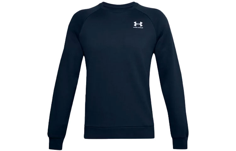 Under Armour UA Rival Fleece Crew Training Sweatshirt Blue 1359029-408