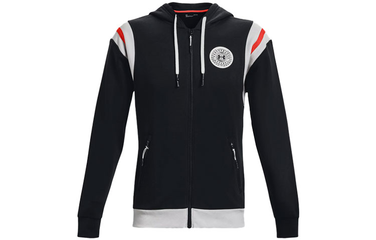 Under Armour UA Rival Fleece Full-Zip Hoodie Jacket Black 1366303-001