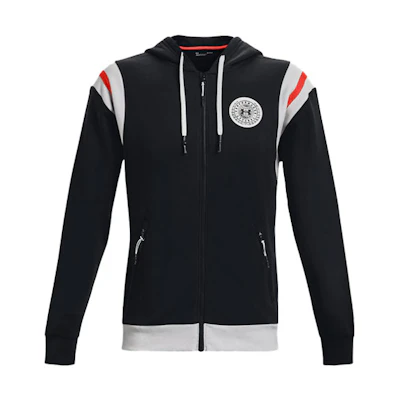 Under Armour UA Rival Fleece Full-Zip Hoodie Jacket Black 1366303-001