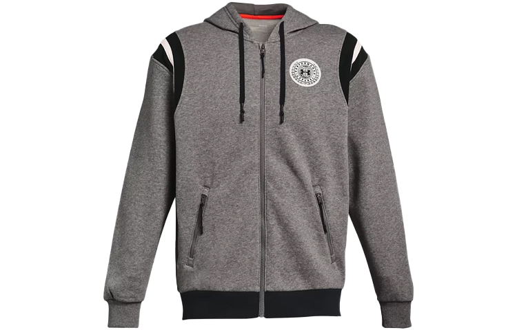 Under Armour UA Rival Fleece Full-Zip Hoodie Jacket Grey 1366303-067