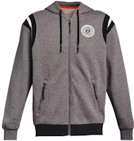 Under Armour UA Rival Fleece Full-Zip Hoodie Jacket Grey 1366303-067 Under Armour UA Rival Fleece Full-Zip Hoodie Jacket Grey 1366303-067