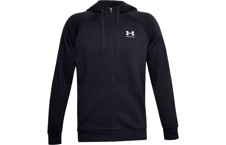Under Armour UA Rival Fleece Training Hoodie Jacket Black 1359028-001
