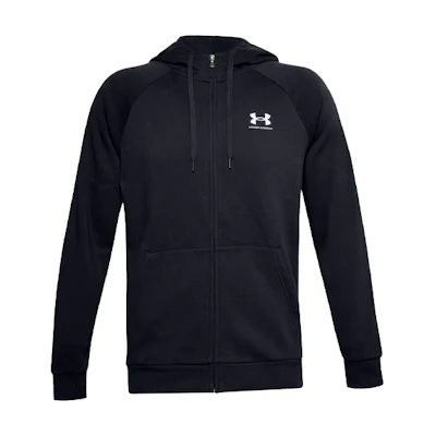 Under Armour UA Rival Fleece Training Hoodie Jacket Black 1359028-001
