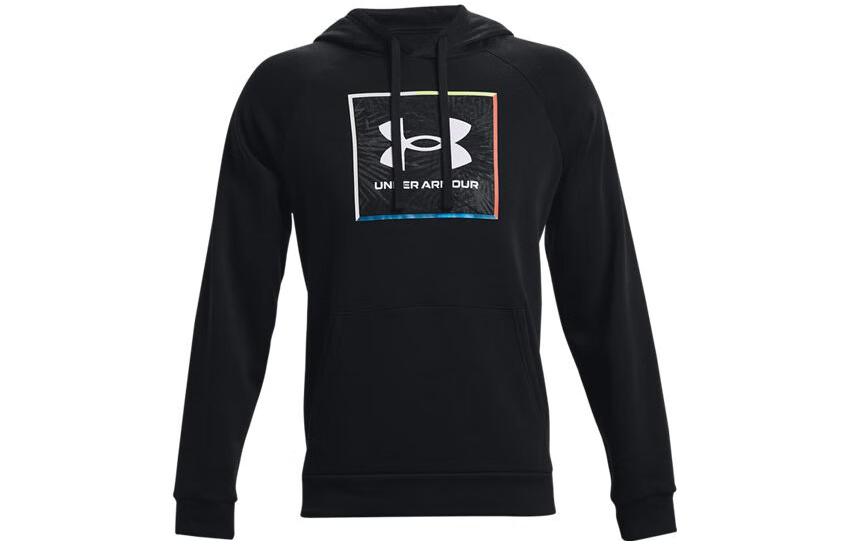 Under Armour UA Rival Graphic Fleece Pullover Hoodie Black 1370349-001