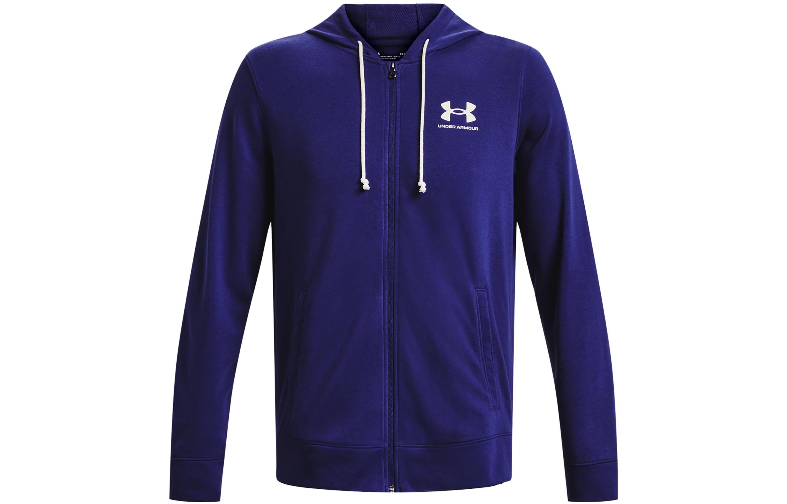 Under Armour UA Rival Hoodie Zip-Up Jacket Blue 1370409-468
