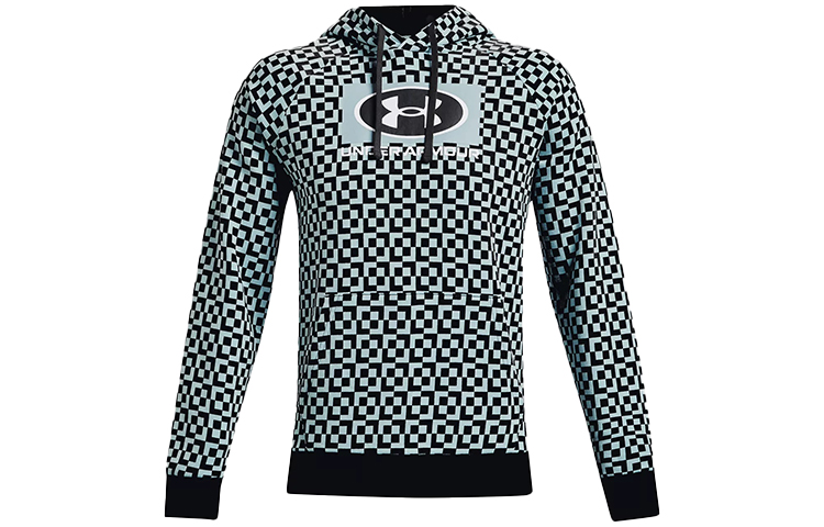 Under Armour UA Rival Hps Fleece Hoodie Men’s Blue Wave Casual Sportswear 1368351-478