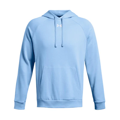 Under Armour UA Rival Logo Fleece Pullover Hoodie Deep Sky Blue 1379757-475