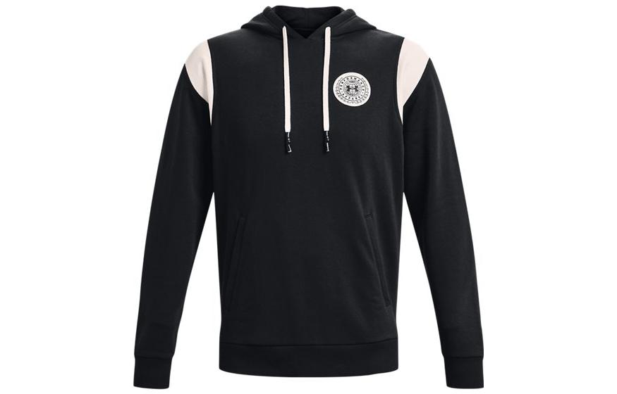 Under Armour UA Rival Logo Printed Drawstring Hoodie Black 1373829-001