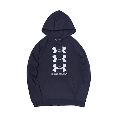 Under Armour UA Rival Multilogo Fleece Hoodie Black 1357094-001