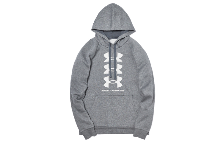 Under Armour UA Rival Multilogo Fleece Hoodie Light Asphalt Gray 1357094-012