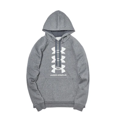 Under Armour UA Rival Multilogo Fleece Hoodie Light Asphalt Gray 1357094-012