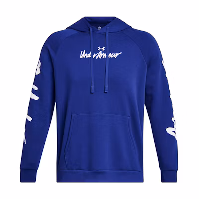 Under Armour UA Rival Pullover Hoodie Fleece Blue 1379760-400