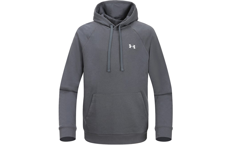Under Armour UA Rival Terry Fleece Pullover Hoodie Grey 1357105-012